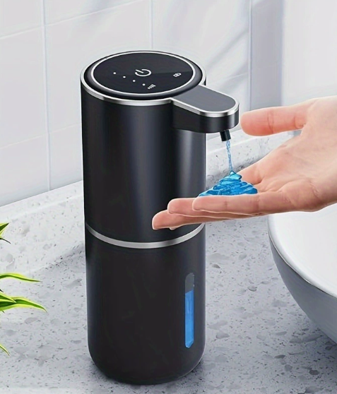 đ§ŽSmart 4-Speed Foam Hand Soap Dispenser â Automatikus, Ă©rintĂ©smentes, 4 habmennyisĂ©g, USB töltĂ©s