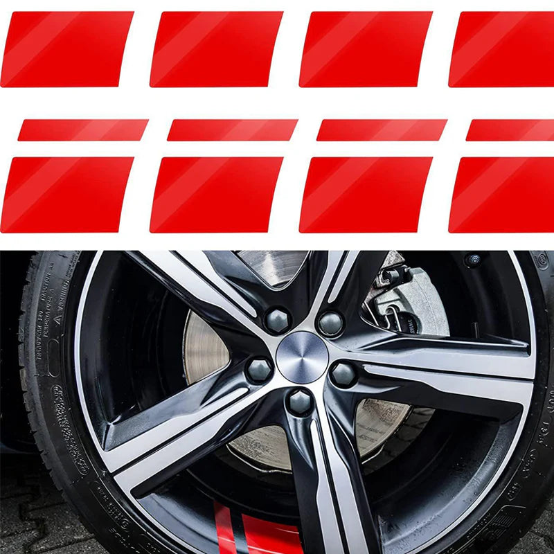 🚗Autókerék-felnire ragasztható fényvisszaverő csíkok – Erős éjszakai reflektorhatás, időjárásálló, könnyen felhelyezhető