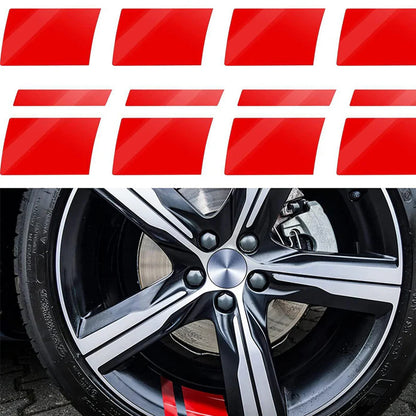 🚗Autókerék-felnire ragasztható fényvisszaverő csíkok – Erős éjszakai reflektorhatás, időjárásálló, könnyen felhelyezhető