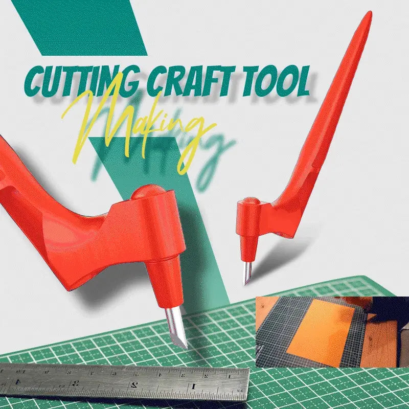 1+1 ingyen🔥 Craft vágószerszámok – Ergonomikus kialakítás, 5 cserélhető penge, biztonsági zárral, tokban✍️