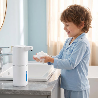 🧴Smart 4-Speed Foam Hand Soap Dispenser – Automatikus, érintésmentes, 4 habmennyiség, USB töltés