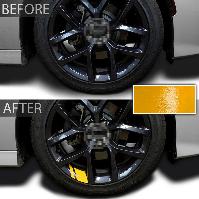 🚗Autókerék-felnire ragasztható fényvisszaverő csíkok – Erős éjszakai reflektorhatás, időjárásálló, könnyen felhelyezhető