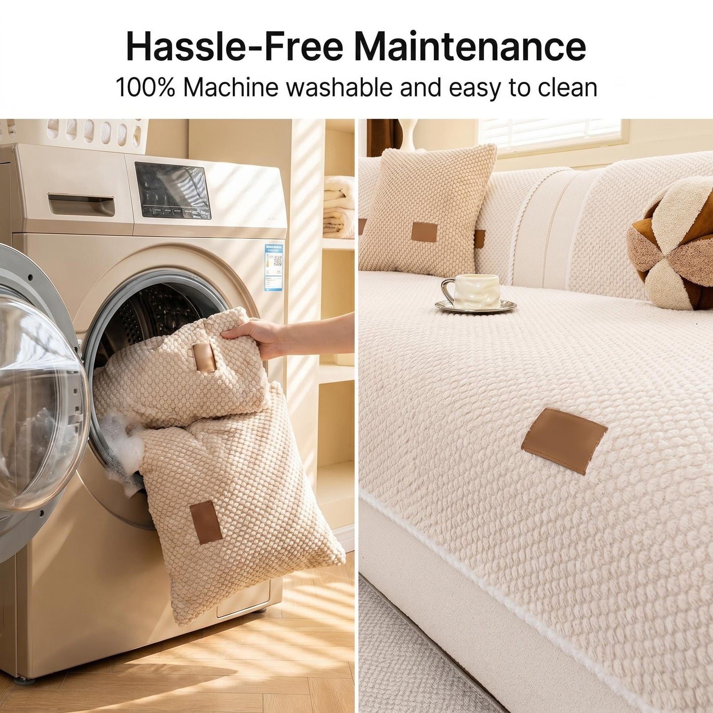 🛋️ Megvastagított csúszásgátló kanapéhuzat – Tartós, nem gyűrődik, illeszkedik minden kanapéhoz