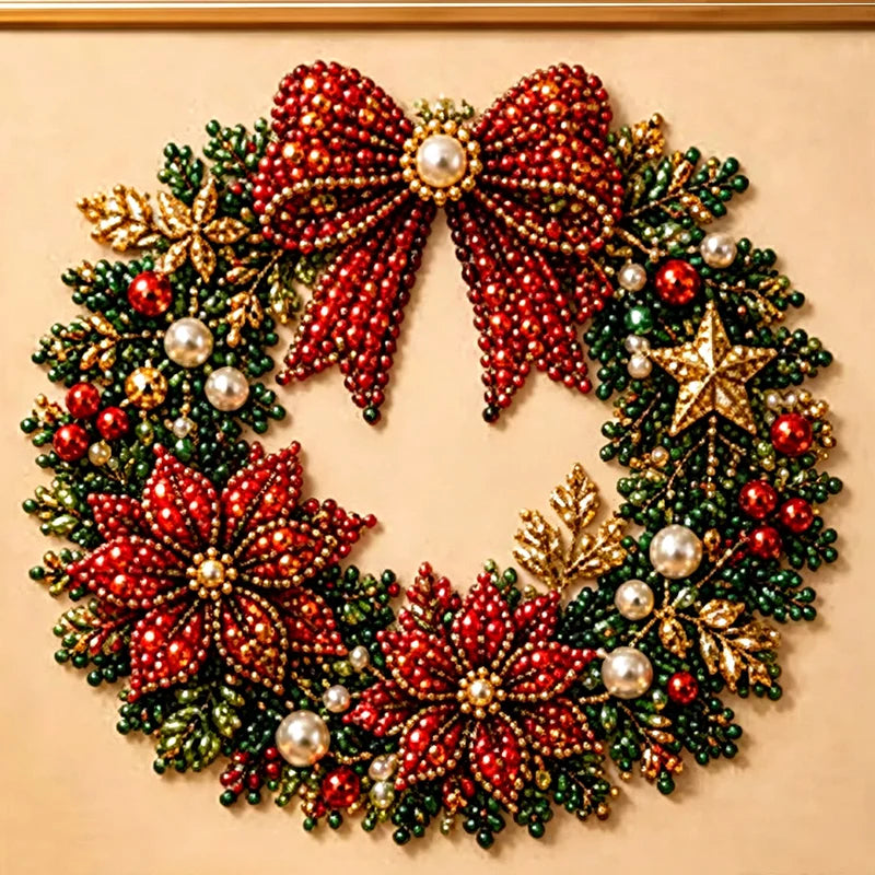 Božična biserna slika DIY komplet | XMASBEAD