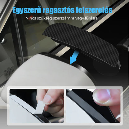 🚗 Állítható autós holttér tükör integrált esővédővel – Tökéletes látás, biztonságos közlekedés minden időjárásban
