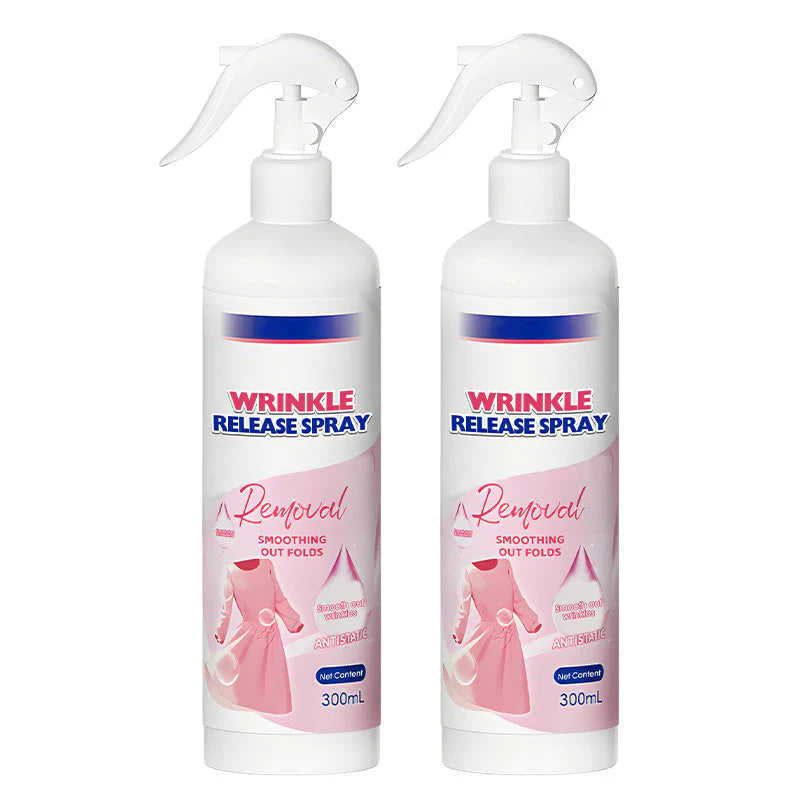 💨 Ránctalanító spray – Vasalás nélkül, friss és sima ruha másodpercek alatt