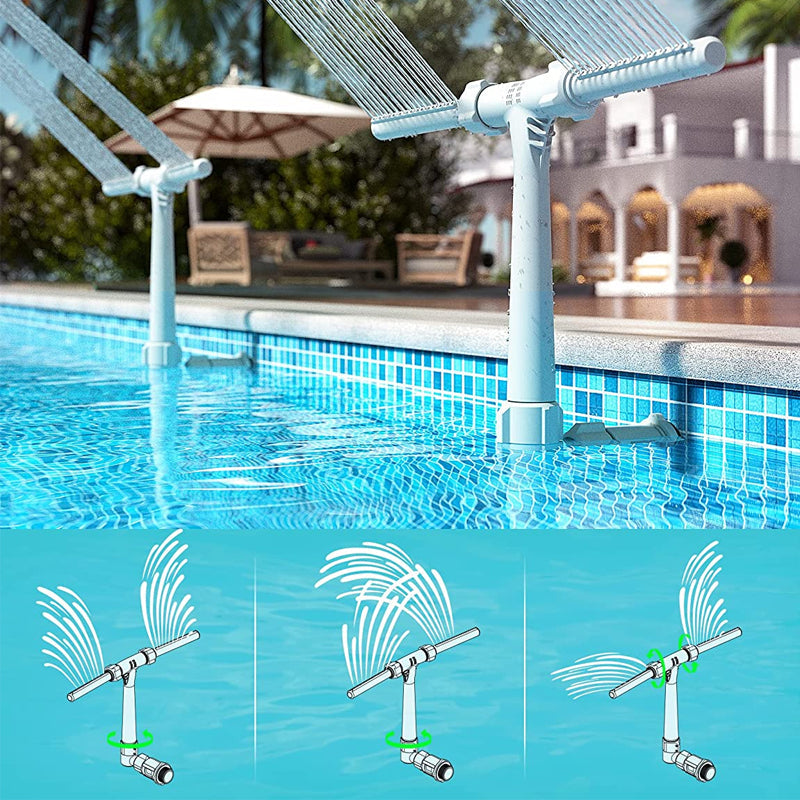 🌊 Pool szökőkútfej – Egyszerűen felszerelhető, frissítő vízjáték medencéjébe