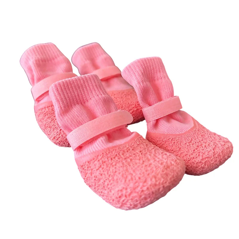 👟 Kopásálló mancsvédő cipő kutyáknak – Vízálló, csúszásgátló, 5 színben, S/M/L méretben – Tökéletes sétákhoz és szabadtéri kalandokhoz