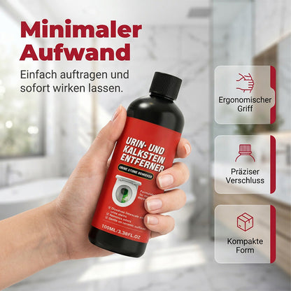 💧 Erőteljes mész- és vizeletkő-eltávolító – Habzó formula, nem karcol, csillogóan tiszta eredmény