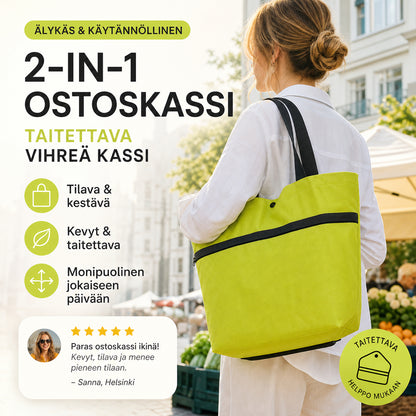 Enostavno sestavljiva zložljiva vozička na kolesih za vsak dan | EASYWHEEL