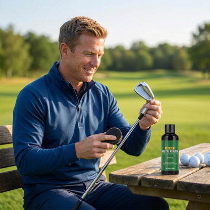 🏌️Professzionális golfütő-polírozópaszta – Könnyen felvihető, karcoláseltávolító, tartós fényvédő réteggel