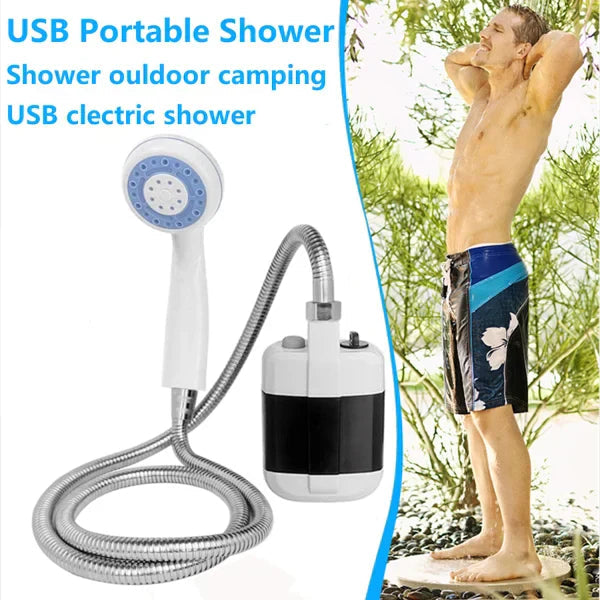 🚿Külső, hordozható, USB-ről működtethető kültéri zuhany
