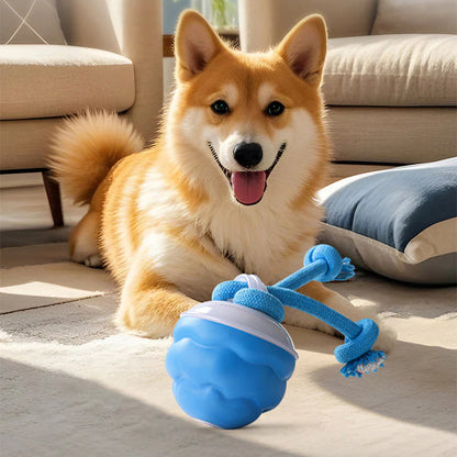 🧸 Okos hangaktivált kisállat-játék – Fogzássegítő + kék hangulatfény