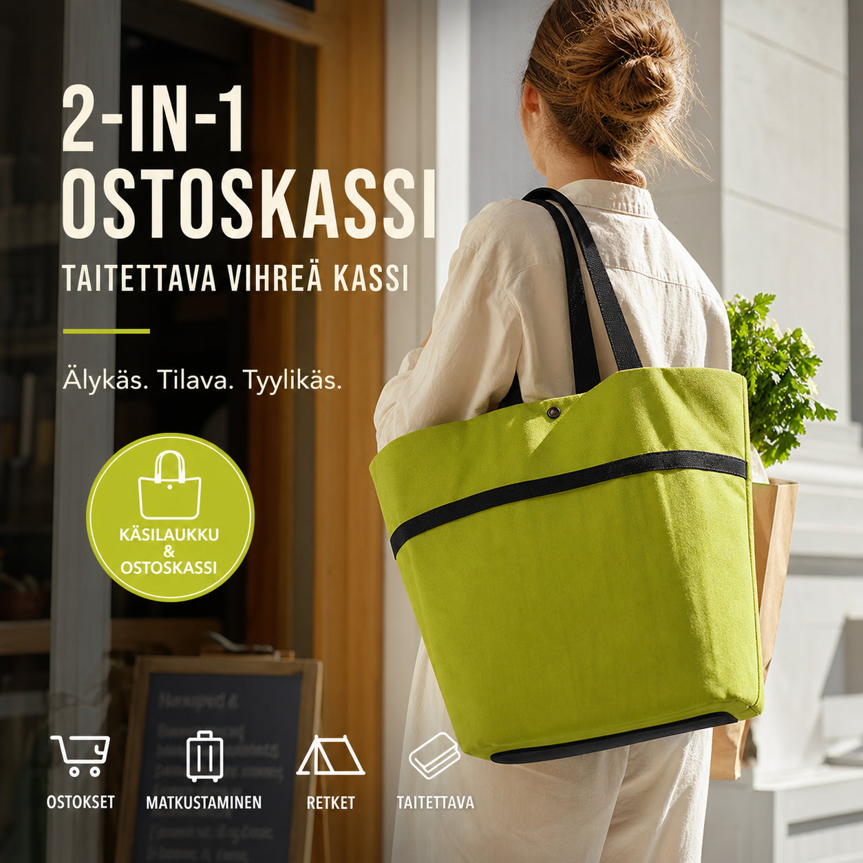 Enostavno sestavljiva zložljiva vozička na kolesih za vsak dan | EASYWHEEL