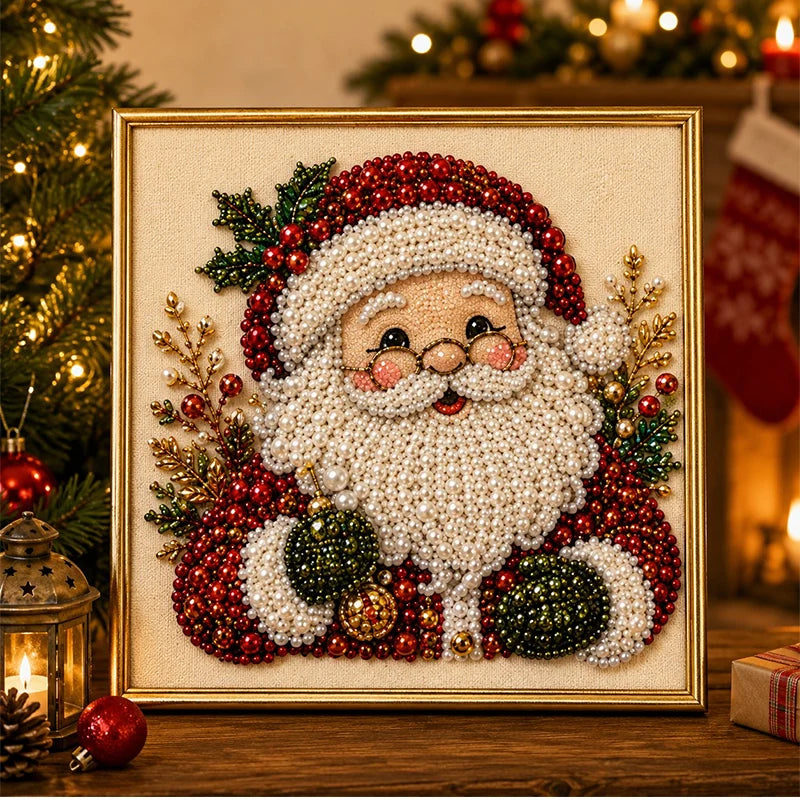 Božična biserna slika DIY komplet | XMASBEAD