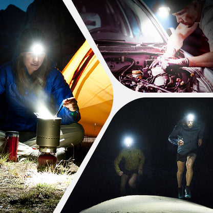 🔦 90° dönthető LED fejlámpa és kézi lámpa – Állítható szög, erős fény