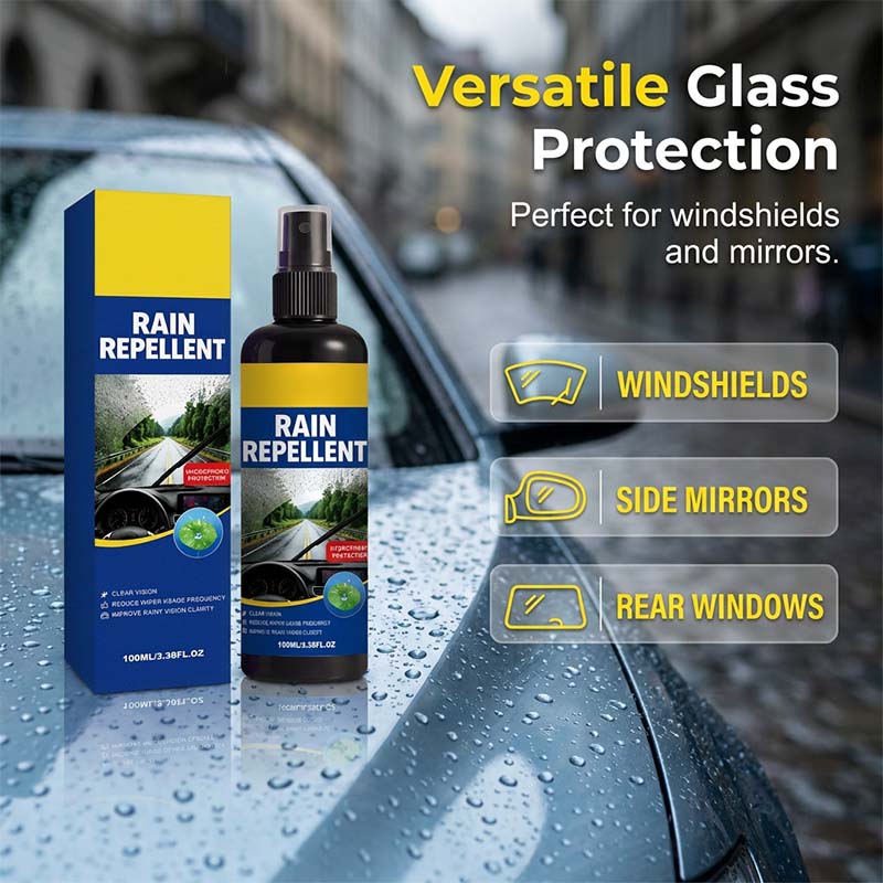 🌧️ Eső elleni spray szélvédőkre – Kristálytiszta, nem kell ablaktörlő nagy sebességnél