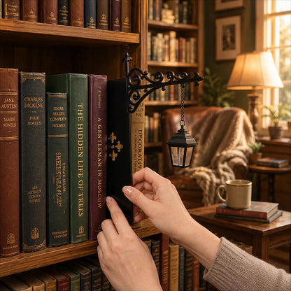 Vintage svetilka knjižni opornik | BOOKLAMP