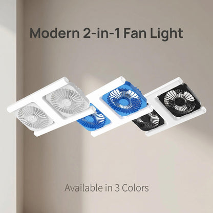 💡 2 az 1-ben ventilátor lámpa távirányítóval – Hűsít és világít egyszerre❄️