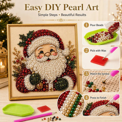 Božična biserna slika DIY komplet | XMASBEAD