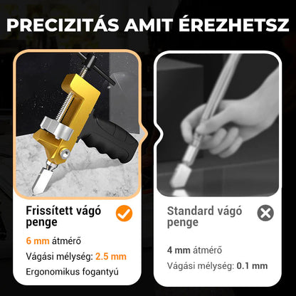 🔧 Üveg és csempe vágása egyetlen szerszámmal – nincs szükség külön eszközökre! Praktikus készlet, ami minden otthoni és műhelymunkához tökéletes! 🏠