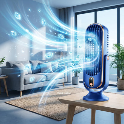 🌬️ 5 sebesség, 5 hangulat – a gyengéd simogatástól a frissítő szélig! Mindig pont annyi hűvösség, amennyire szükséged van! 💨