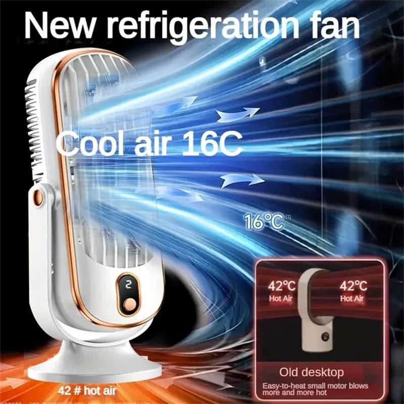 🌬️ 5 sebesség, 5 hangulat – a gyengéd simogatástól a frissítő szélig! Mindig pont annyi hűvösség, amennyire szükséged van! 💨