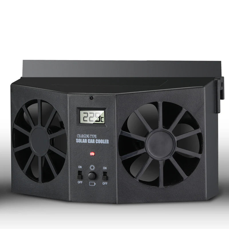 💨 Két erős, független ventilátor – gyorsan keringeti a levegőt, és percek alatt eltávolítja a pangó, fülledt hőt az utastérből! 🌪️