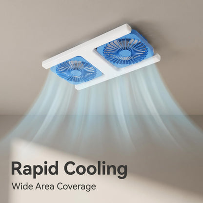 💡 2 az 1-ben ventilátor lámpa távirányítóval – Hűsít és világít egyszerre❄️