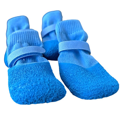 👟 Kopásálló mancsvédő cipő kutyáknak – Vízálló, csúszásgátló, 5 színben, S/M/L méretben – Tökéletes sétákhoz és szabadtéri kalandokhoz