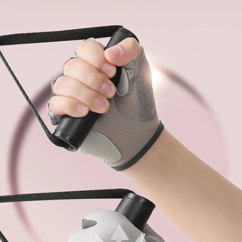 🧤 Légáteresztő, csúszásgátló fitneszkesztyű – Teljes tenyérvédelem, ergonómikus párnázás – Utánvéttel ✨