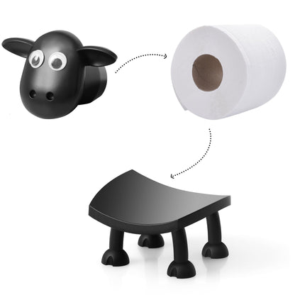 🐑 Imádnivaló bárány alakú WC-papír tartó – játékos bájt és vidám hangulatot varázsol a fürdőszobádba! Többé nem lesz unalmas a mosdó! ✨