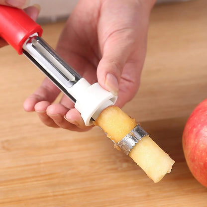 🍎 Kivájó és hámozó egyben – egyetlen mozdulattal kész a gyümölcs! Gyorsabb, egyszerűbb és hatékonyabb, mint a hagyományos kések! ⚡