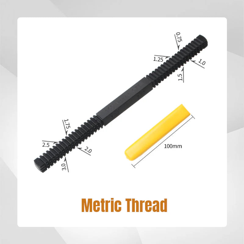 Többféle szabványú sérült menetek helyreállító szerszám | THREADFILE
