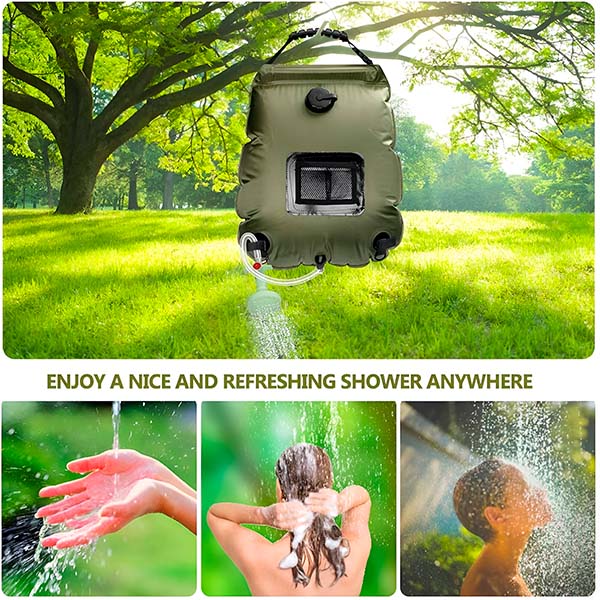 Sončni tuš brez elektrike | SUNSHOWER