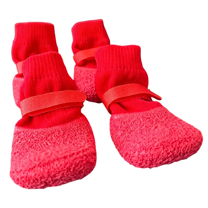 👟 Kopásálló mancsvédő cipő kutyáknak – Vízálló, csúszásgátló, 5 színben, S/M/L méretben – Tökéletes sétákhoz és szabadtéri kalandokhoz