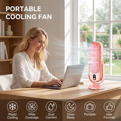 🌬️ 5 sebesség, 5 hangulat – a gyengéd simogatástól a frissítő szélig! Mindig pont annyi hűvösség, amennyire szükséged van! 💨