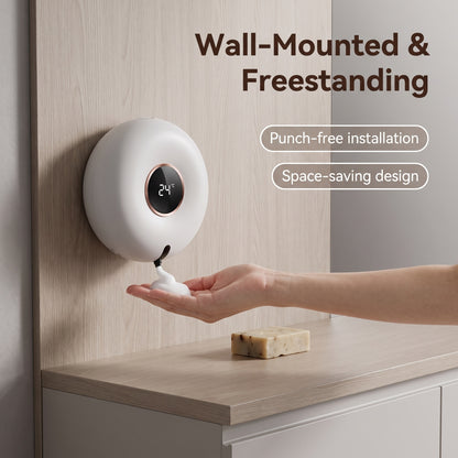 Wall-Mounted S🫧 280 ml-es tartály – egyszeri feltöltés hetekig kitart! Ritkább utántöltés, kevesebb macera, több idő a fontos dolgokra! ⏳mart Sensor Hand Sanitizer Dispenser