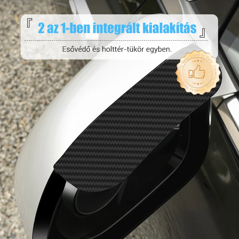 🚗 Állítható autós holttér tükör integrált esővédővel – Tökéletes látás, biztonságos közlekedés minden időjárásban