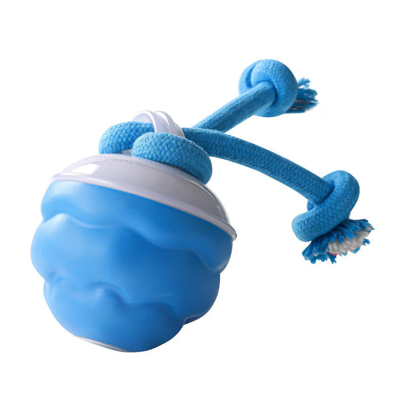 🧸 Okos hangaktivált kisállat-játék – Fogzássegítő + kék hangulatfény