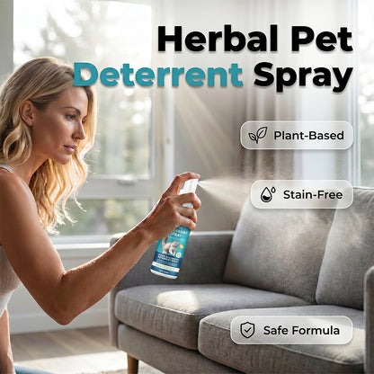 🌿 Gyógynövényes állatriaszó spray – Erős, mégis kíméletes, távol tartja a kóbor állatokat, rágcsálókat és madarakat