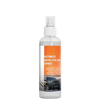 Prémium fém polírozó spray – Visszaállítja a fényt, eltávolítja a rozsdát, védi a felületet – Utánvéttel 🔧