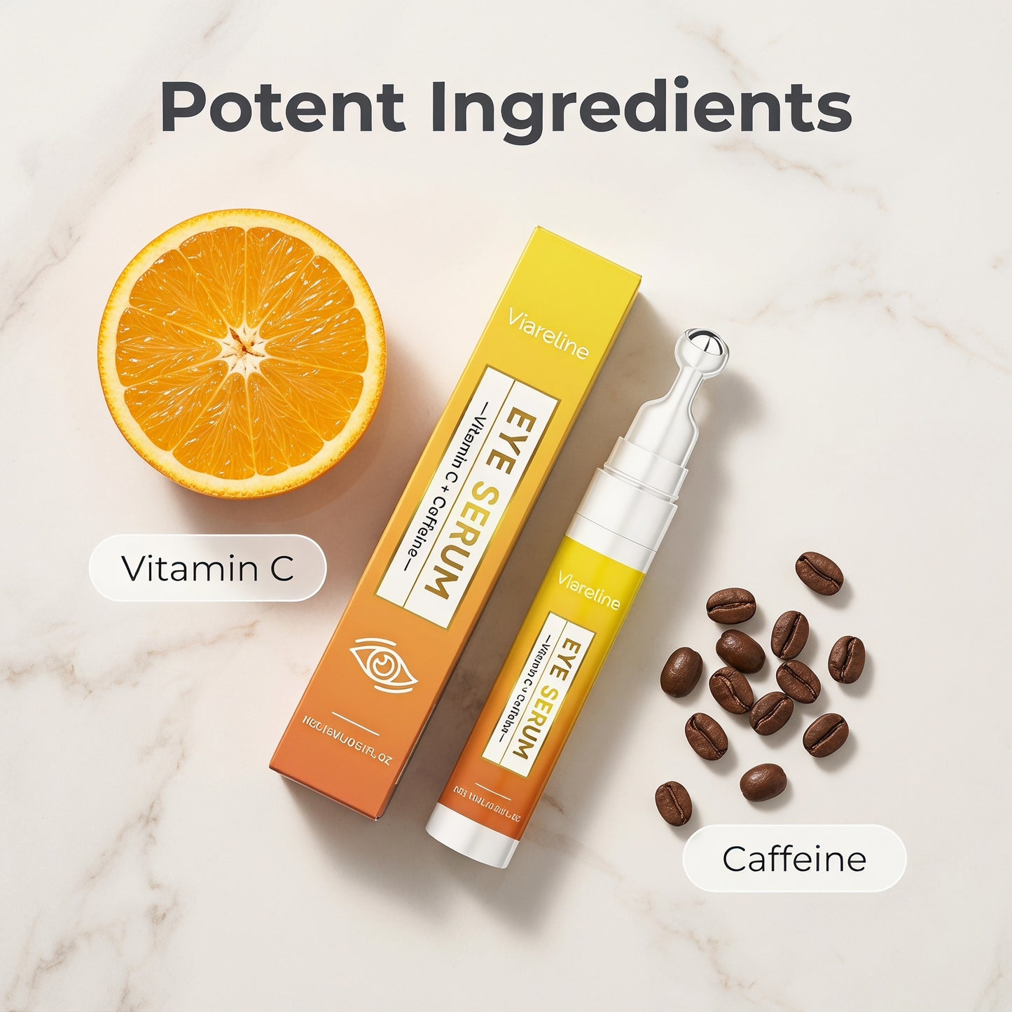 👀 C-vitamin és koffein erejével – halványítja a sötét karikákat, és ragyogóbbá, frissebbé teszi a szemkörnyéked! Ébredj fel, mintha 8 órát aludtál volna! ✨