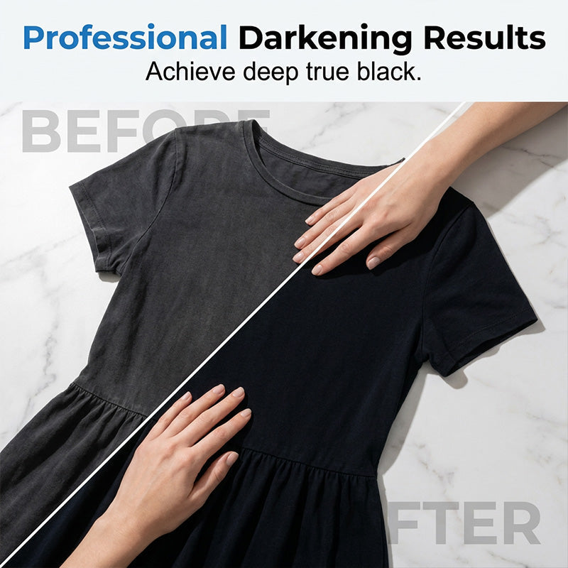 👕 Ultra-black ruhafeketítő lapok – Egyenletes színezés, tartós színrögzítés, bőrbarát formula
