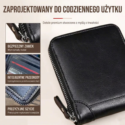 💳 Többfunkciós pénztárca beépített RFID-árnyékoló réteggel – Védje bankkártyáit, útlevelét és személyes adatait – Utánvéttel