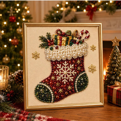 Božična biserna slika DIY komplet | XMASBEAD