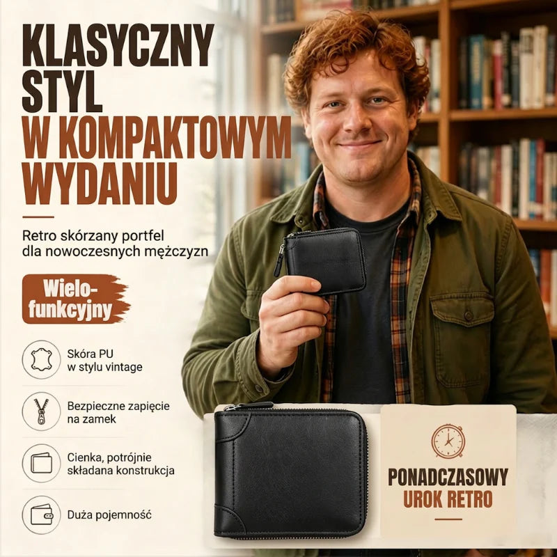 💳 Többfunkciós pénztárca beépített RFID-árnyékoló réteggel – Védje bankkártyáit, útlevelét és személyes adatait – Utánvéttel