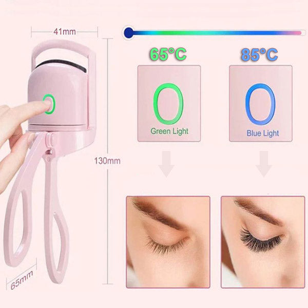 Szilikon hővédővel ellátott kíméletes szempillagöndörítő | SOFTLASH