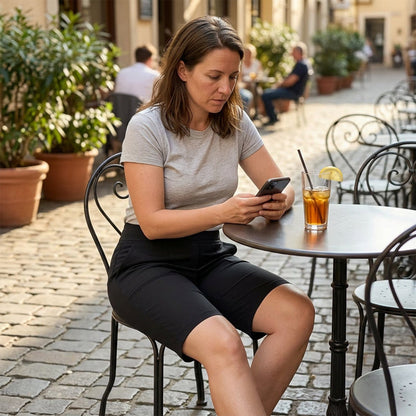 🥾 Kényelmes, rugalmas női túra rövidnadrág – Nedvességelvezető, négyirányban stretch, tökéletes hosszú túrákhoz