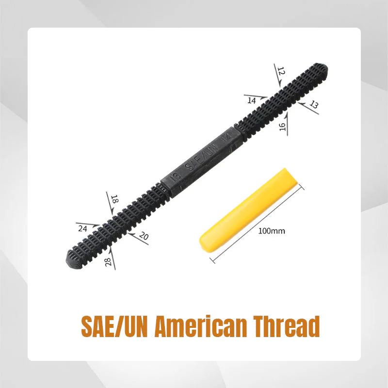 Többféle szabványú sérült menetek helyreállító szerszám | THREADFILE